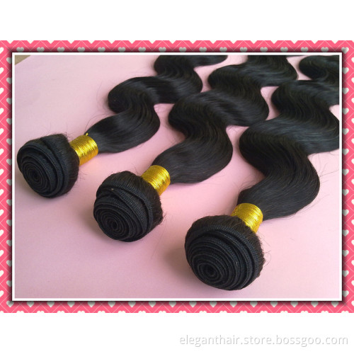 2014 Hot Style Unprocessed Brazilian Virgin Hair Extension Body Wave 22" 100g Natural Color